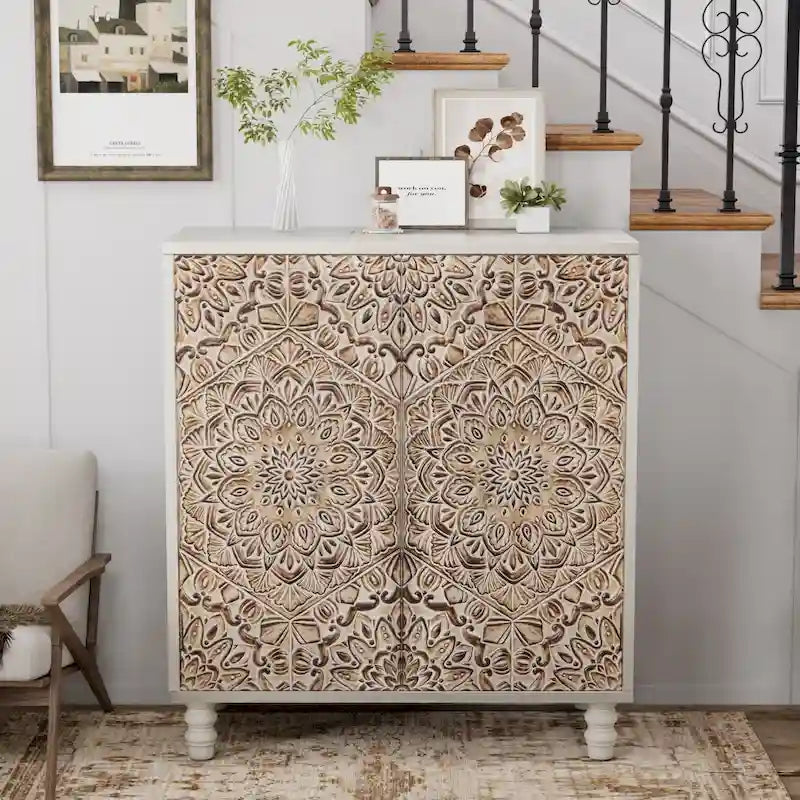 COSIEST vintage dressoirkast en buffetkast