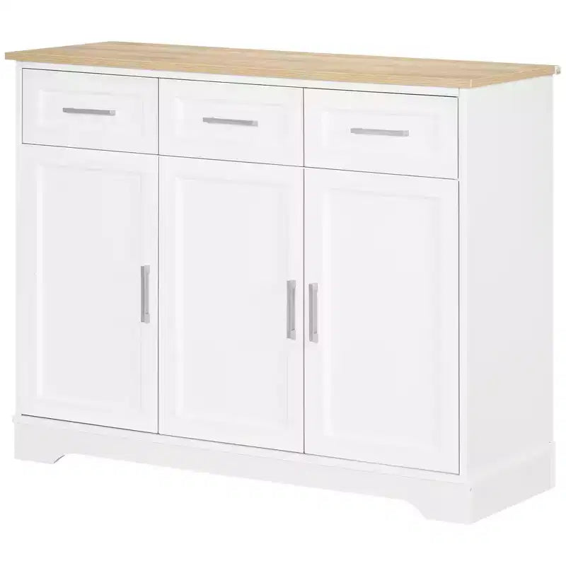 Credenza moderna da cucina con contenitore, isola da cucina, mobile da sala da pranzo e soggiorno