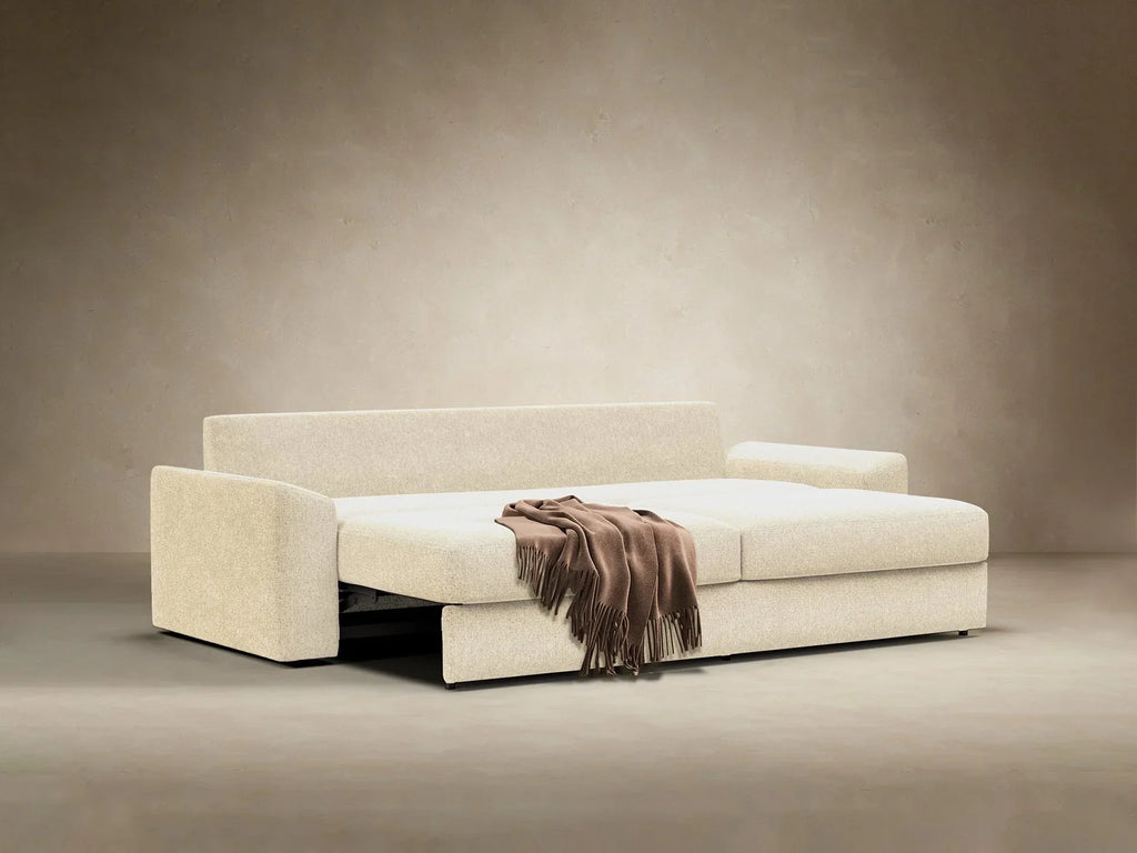 Sofá-cama Vilander com braços almofadados