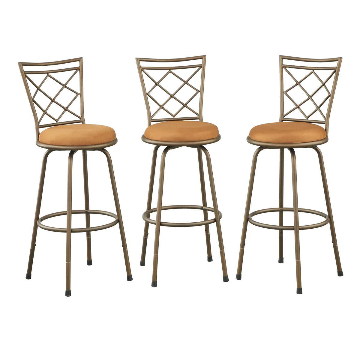 Sgabelli girevoli Alyssa ad altezza regolabile Simple Living (set di 3)
