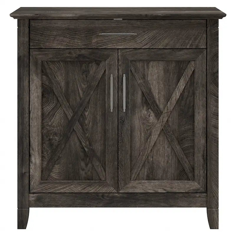 Key West Secretary Desk with Storage Cabinet by Bush Furniture