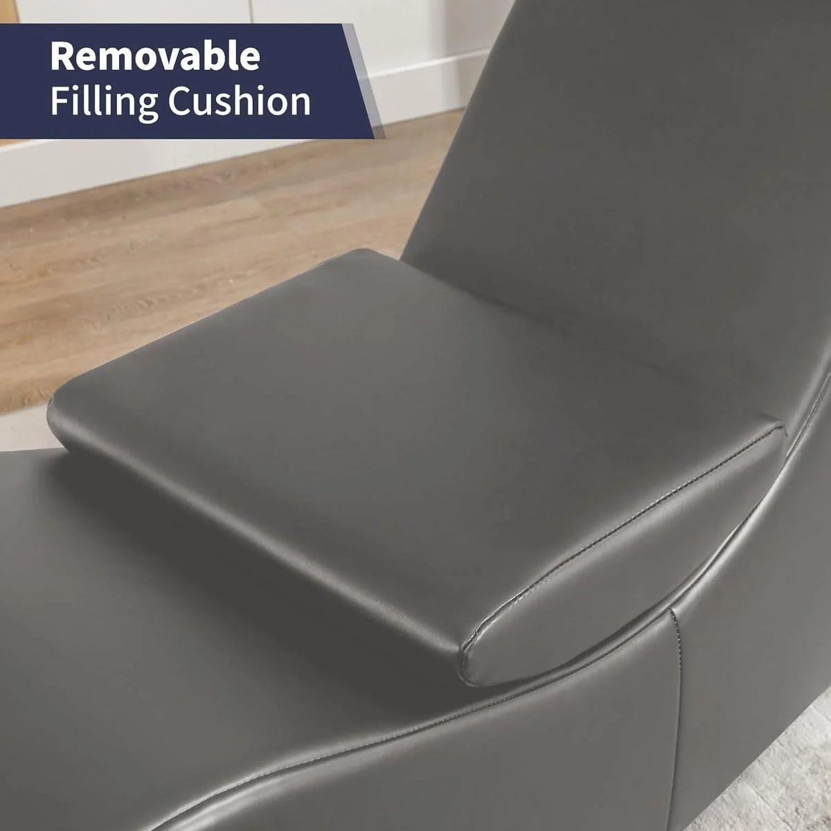 Mixoy Indoor-Yogastuhl, geschwungener Yoga-Chaiselongue-Sessel für Erwachsene zum Dehnen, Trainieren und Entspannen
