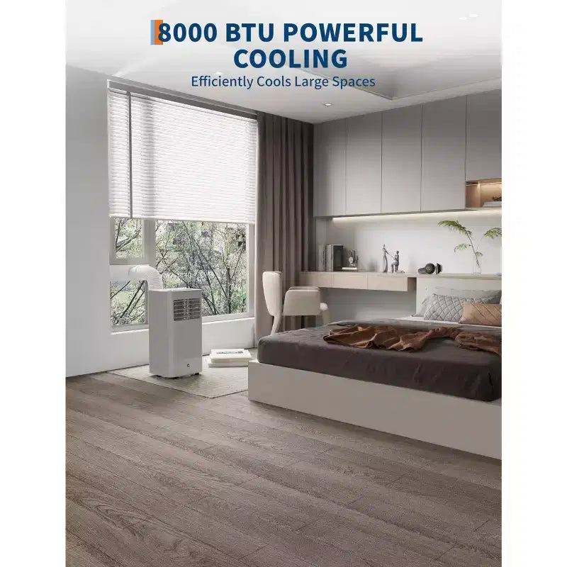 Draagbare airconditioners, Flarhetoric 10.000 BTU koelen/ventilator/drogen 3-in-1 draagbare airconditioner voor kamers van 560 sq. ft., apparaten voor stille kamers