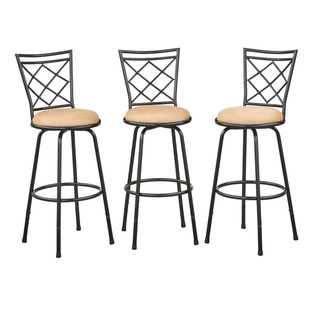 Sgabelli girevoli Alyssa ad altezza regolabile Simple Living (set di 3)