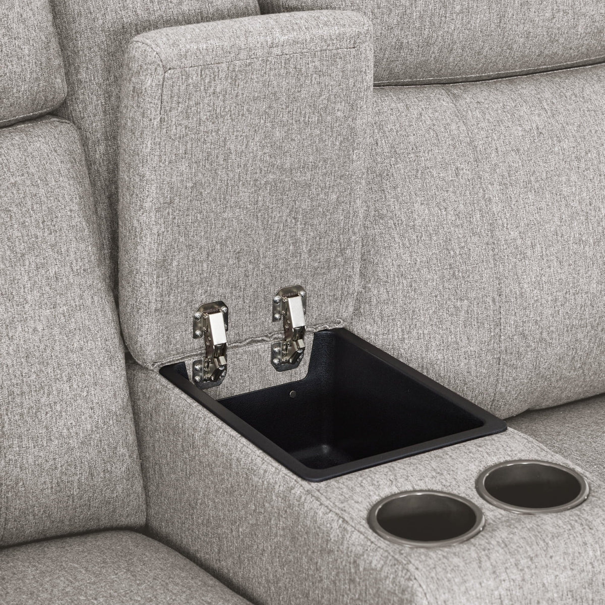 MCombo 60.2 elektrisches 2-Sitzer-Sofa mit Relaxfunktion, Massage und zweifacher Wärmefunktion, verstellbarer Kopfstütze, USB- und Typ-C-Anschluss, Stoff