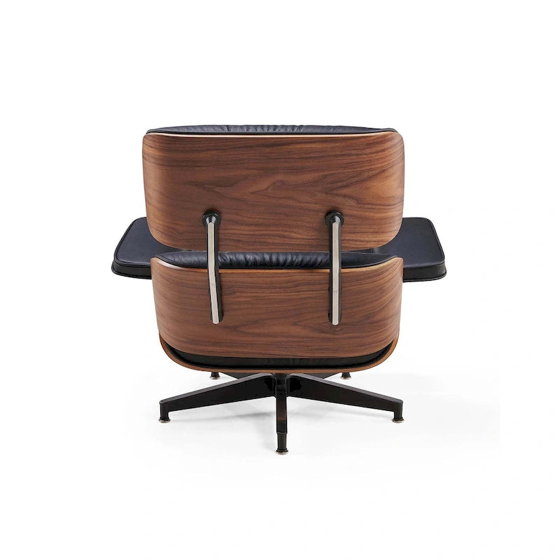 Mid Century Modern Leather Lounge Chair Armchair Recliner
