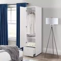 Armoire de rangement Corry de Kings Brand Furniture, blanche