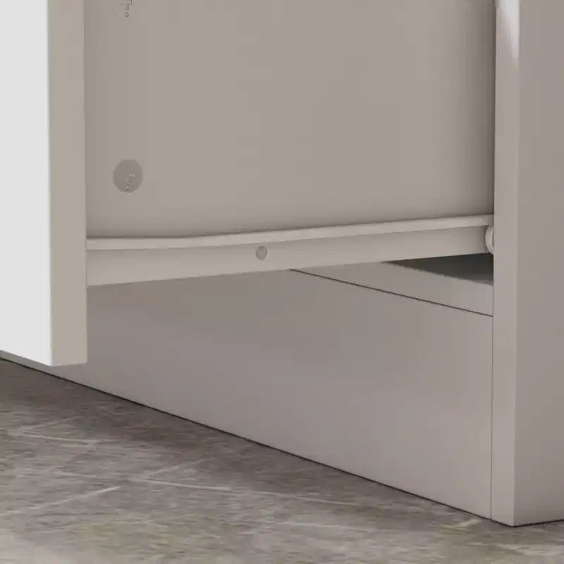 Famapy vitrinekast met glazen deuren, boekenkast en voorraadorganizer