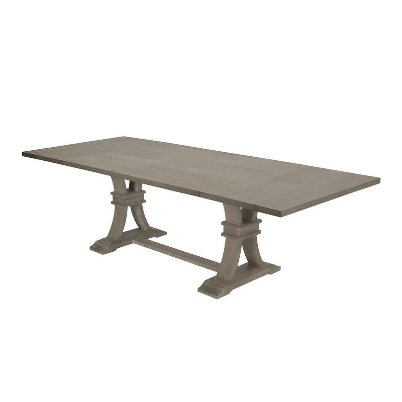 Best Quality Furniture 9-piece Rustic Extending Grey Dining Set