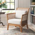 Fauteuil d’appoint Tatum en rotin