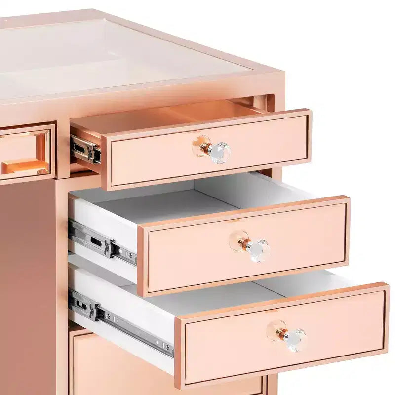 Impressions Vanity SlayStation Plus prémiový zrcadlový toaletní stolek