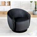 Petit fauteuil pivotant en velours Milvo