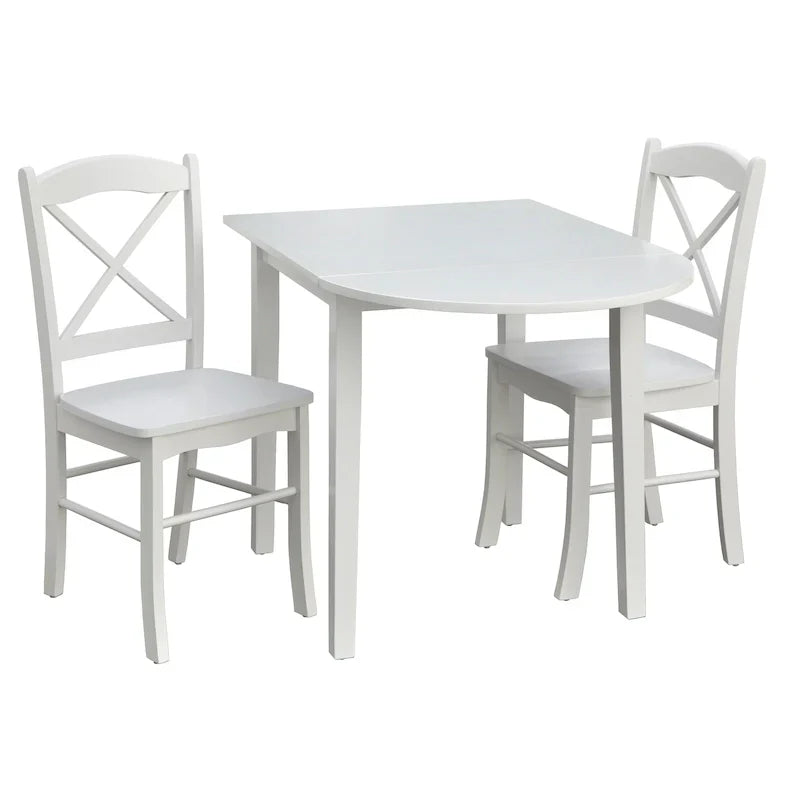 Simple Living Country Cottage 3-delige eetset met neerklapbaar tafelblad