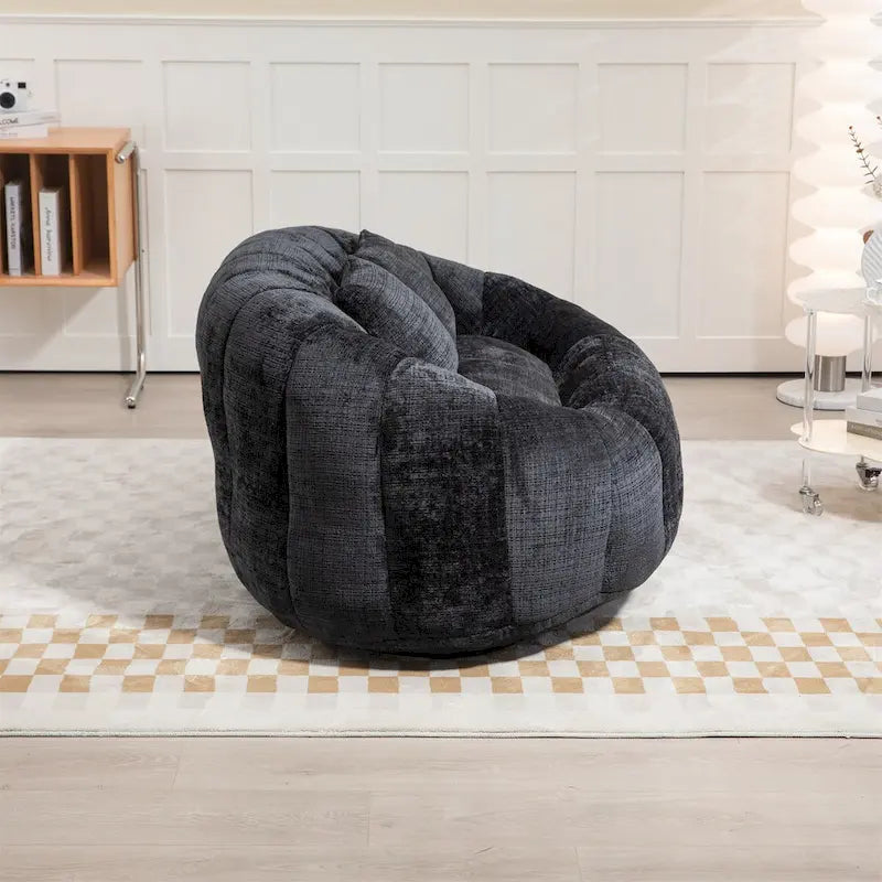 Zitzakstoel van chenille, luie sofa