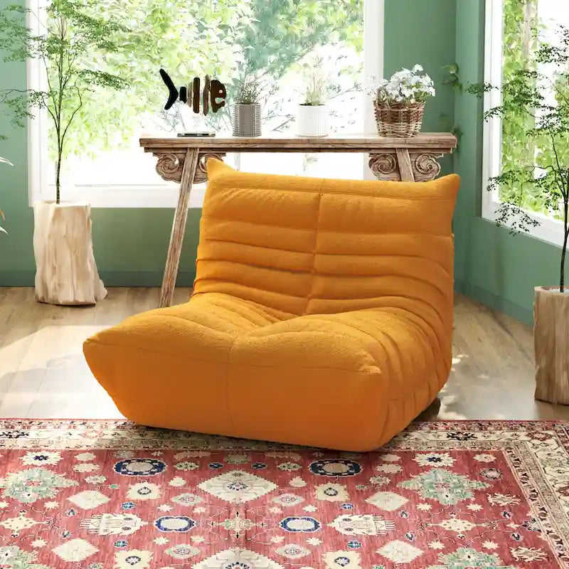 Miękka sofa podłogowa, leżanka, pufa typu bean bag do salonu