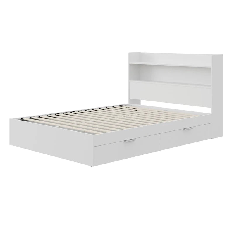 Plattformbett Hunter mit Kopfteil