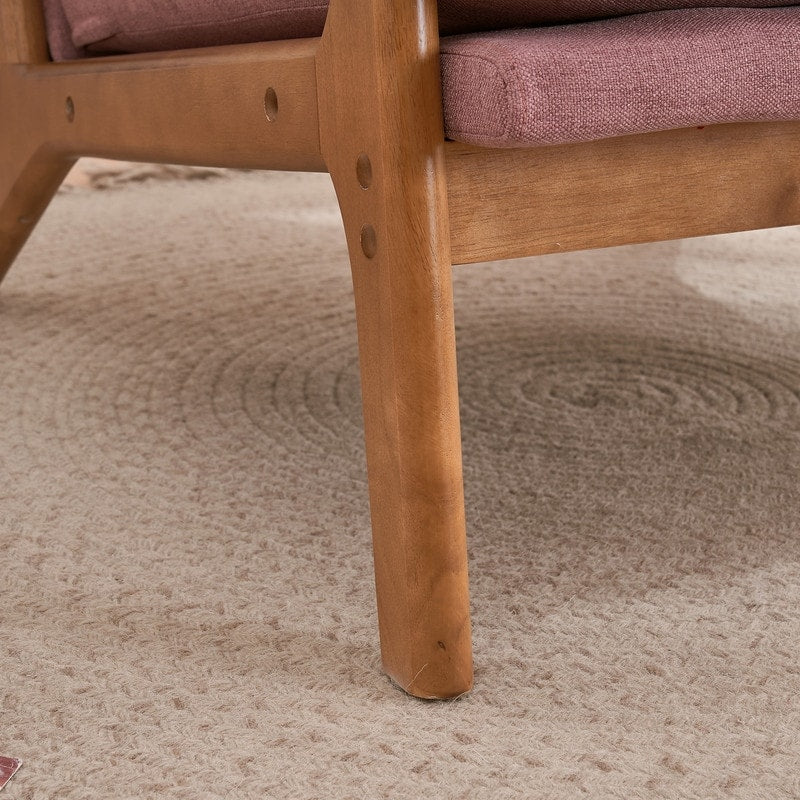 Fauteuil d’appoint rembourré moderne du milieu du siècle