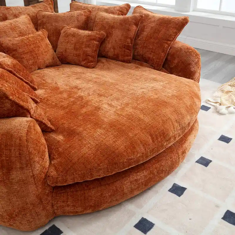 Wygodna podwójna sofa rozkładana Loaf, powiększona sofa z funkcją spania z podłokietnikami