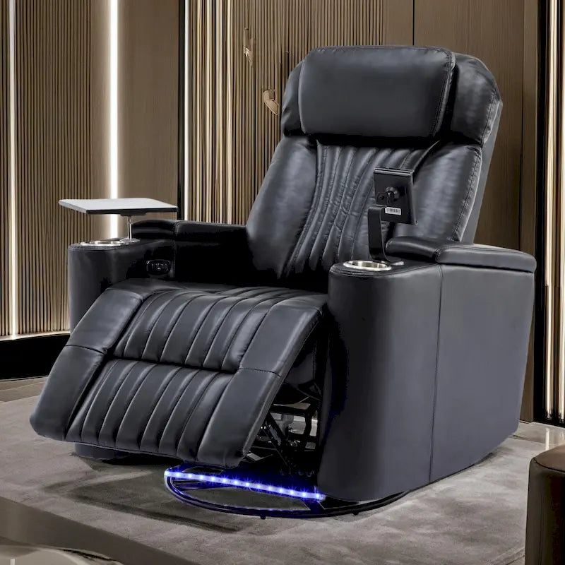 Multifunctional 270 Swivel Home Theater Power Recliner