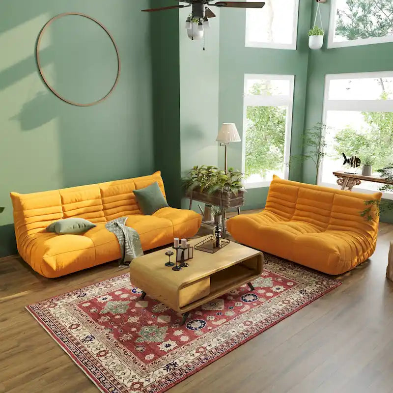 Miękka sofa podłogowa, leżanka, pufa typu bean bag do salonu
