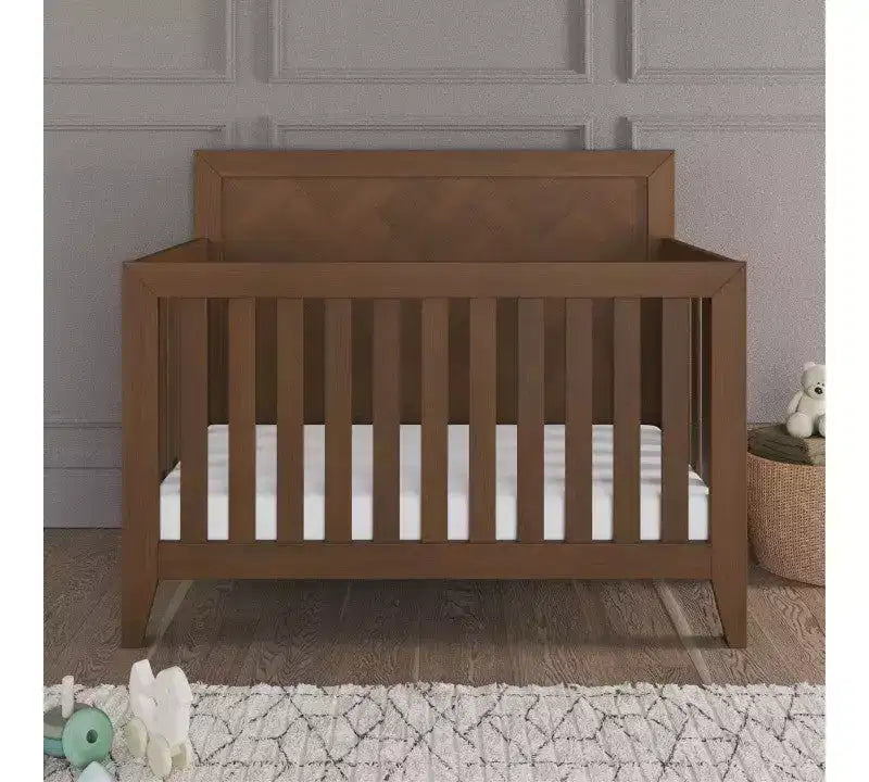 Conjunto de quarto infantil Child Craft Kieran com berço, cómoda dupla e arca, de 3 peças, inclui berço convertível 4 em 1, cómoda e arca