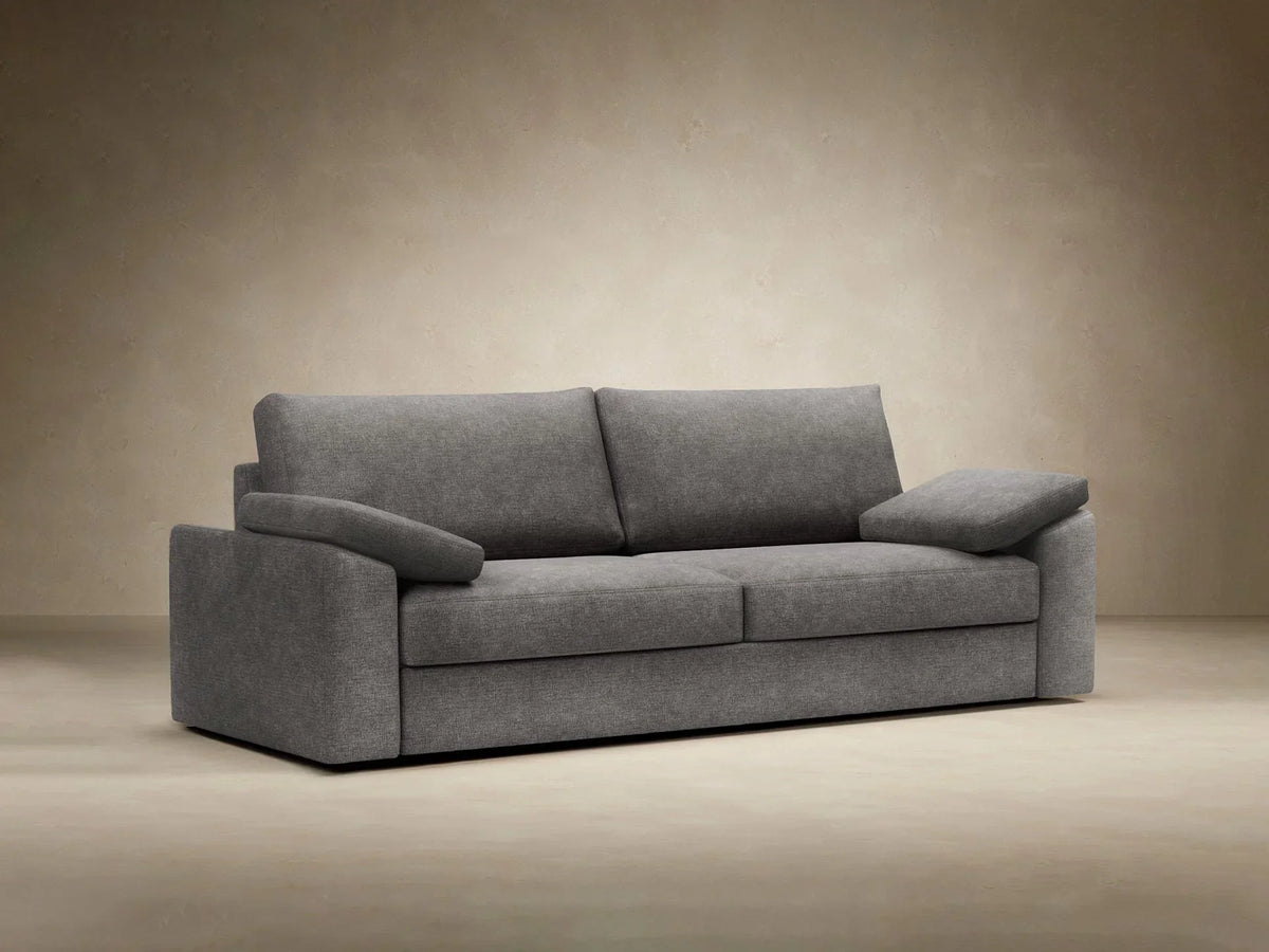 Sofá-cama Vilander com braços almofadados