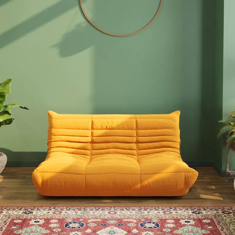 Miękka sofa podłogowa, leżanka, pufa typu bean bag do salonu