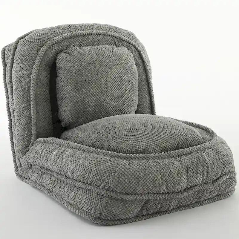 Fauteuil-canapé relax, 5 positions réglables, s’assoit, dort, se plie, idéal pour la chambre ou le salon