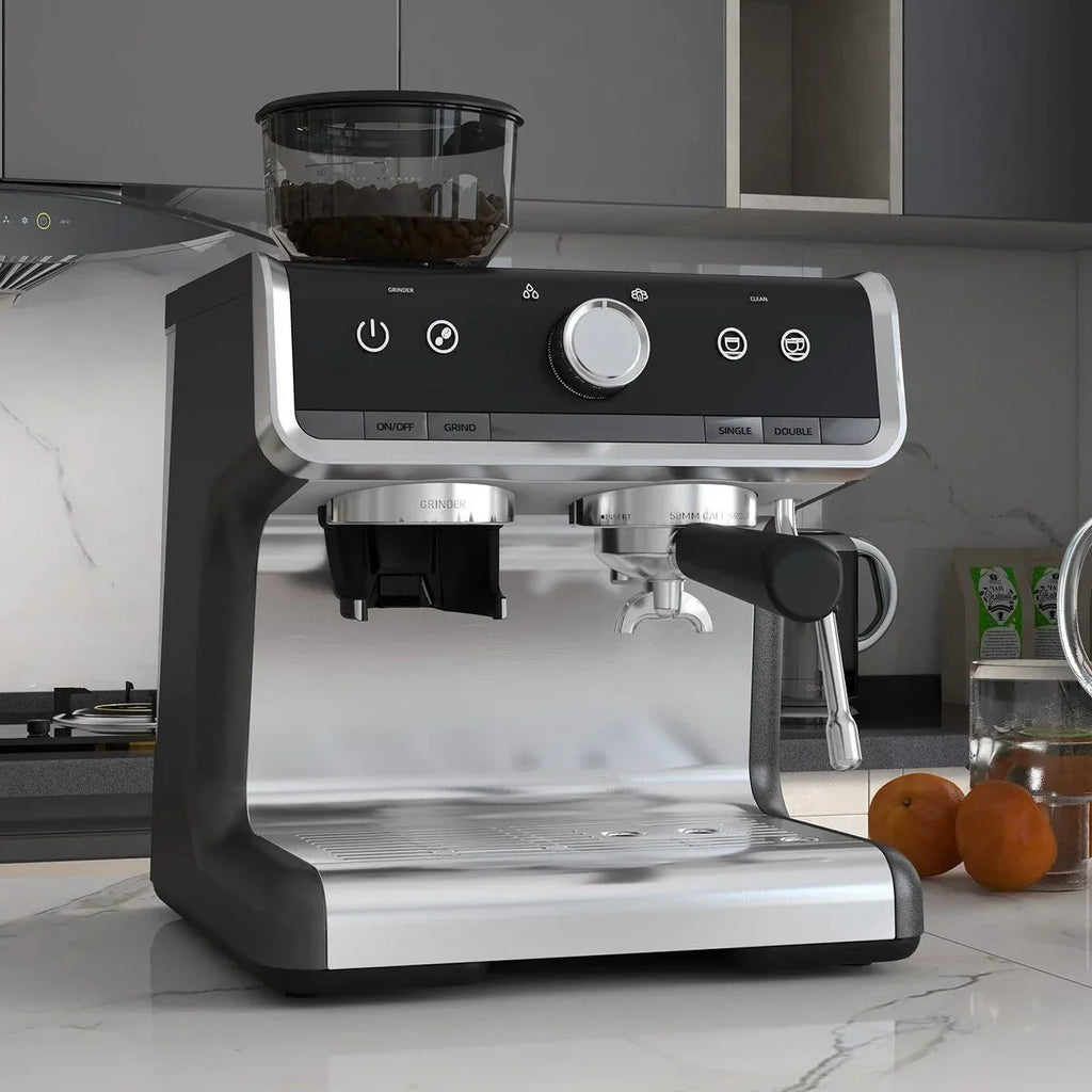 Espressomaschine mit Mahlwerk, 2.8 L Wassertank