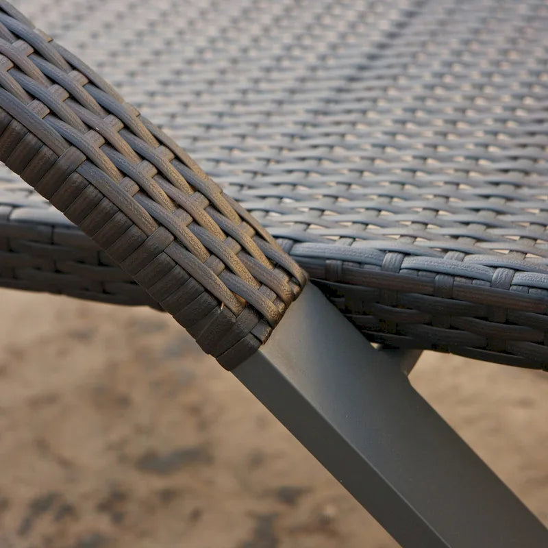 Deco 4-teiliges Set aus Aluminium-Loungesesseln für die Terrasse