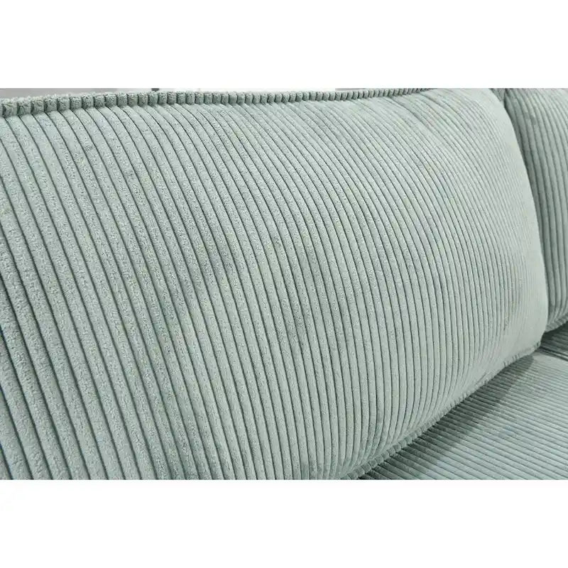 Roomfitters grote slaapbank met opbergruimte, modern 3-zitsbankmeubel met gestoffeerde rugleuning voor kleine ruimtes