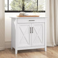 Key West Secretary Desk with Storage Cabinet by Bush Furniture