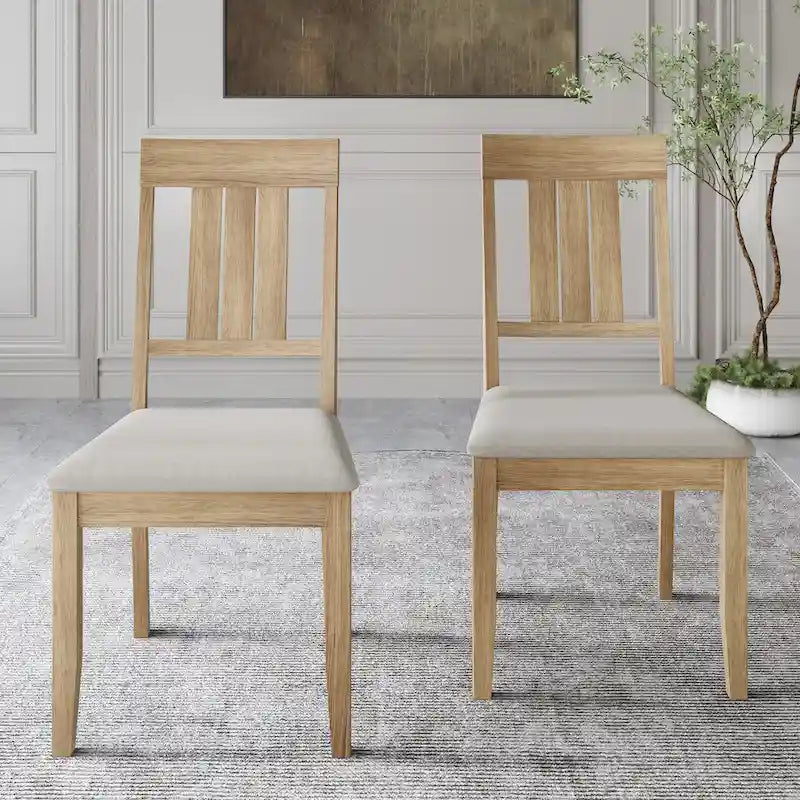 CraftPorch klassisches 7-teiliges Esszimmer-Set aus Holz