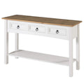 Console d’entrée en bois à 3 tiroirs Corona | Furniture Dash - N/A