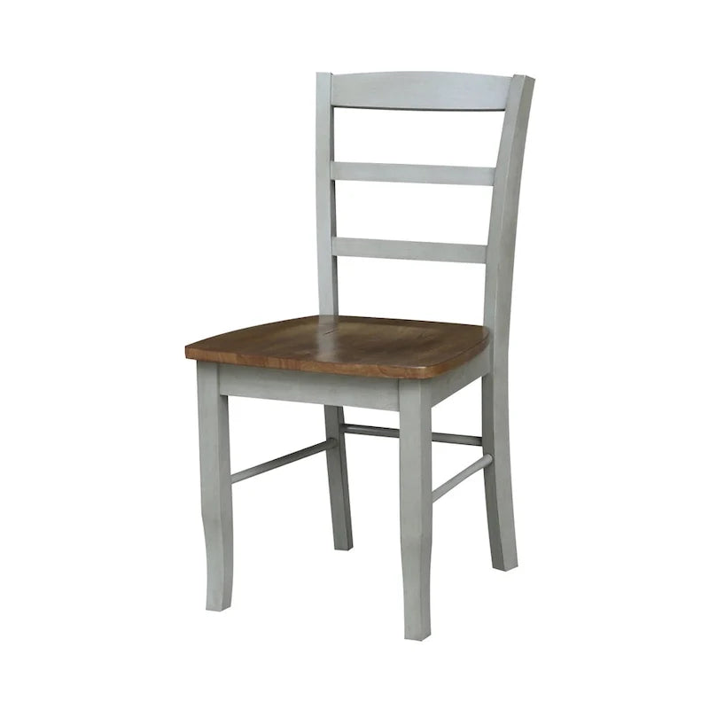 36 Round Extension Dining Table With 4 Madrid Chairs