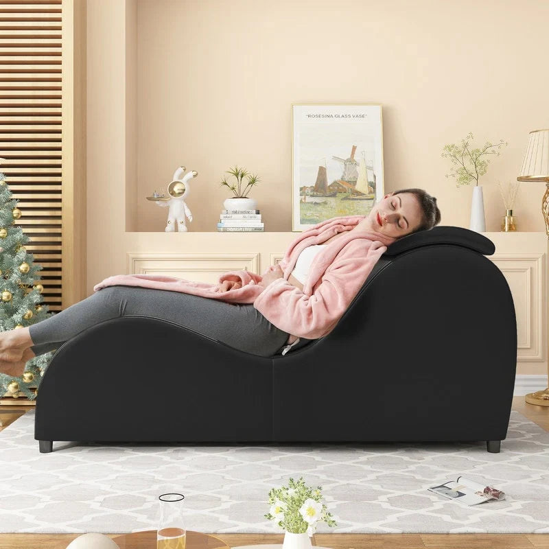 Mixoy Indoor-Yogastuhl, geschwungener Yoga-Chaiselongue-Sessel für Erwachsene zum Dehnen, Trainieren und Entspannen
