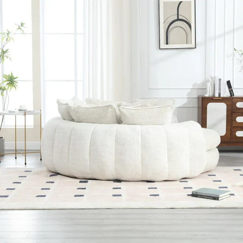 Wygodna podwójna sofa rozkładana Loaf, powiększona sofa z funkcją spania z podłokietnikami