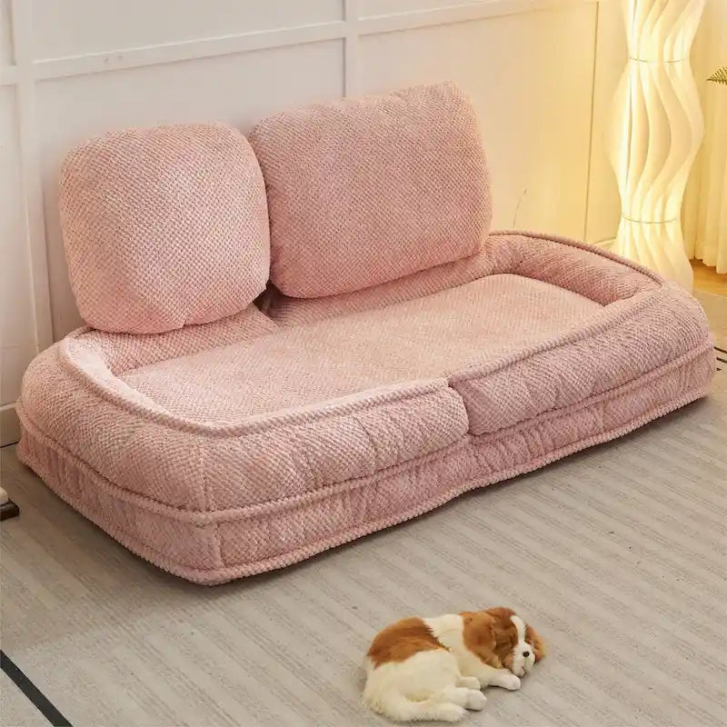 Fauteuil-canapé relax, 5 positions réglables, s’assoit, dort, se plie, idéal pour la chambre ou le salon