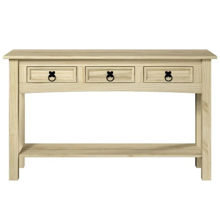 Console d’entrée en bois à 3 tiroirs Corona | Furniture Dash - N/A