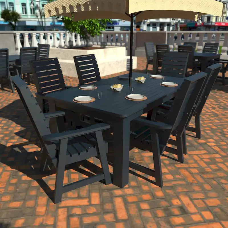 HIGHWOOD PROFESSIONAL 7-częściowy zestaw mebli ogrodowych do jadalni 42x72