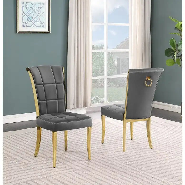 Best Quality Furniture D325-SC324-7 5-teiliges rundes Esszimmer-Set