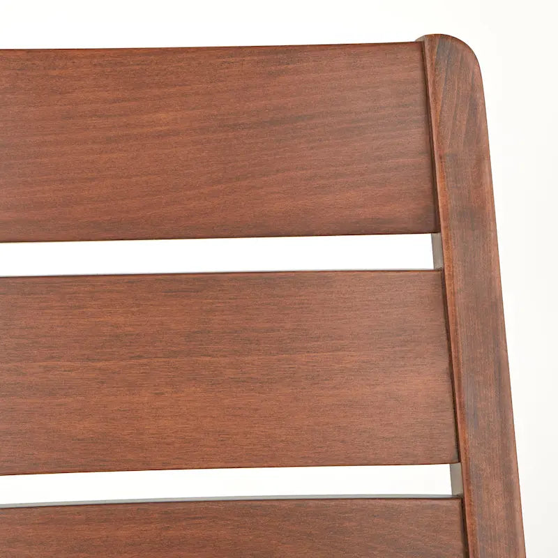 Krzesło do jadalni w stylu Mid-Century Modern, zestaw 2 sztuk, orzechowe wykończenie