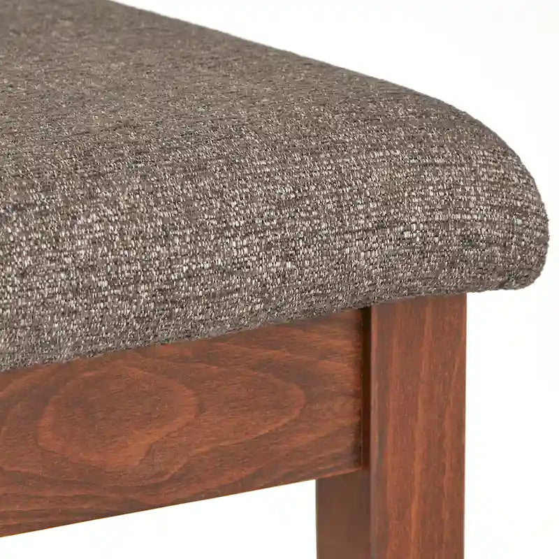 Krzesło do jadalni w stylu Mid-Century Modern, zestaw 2 sztuk, orzechowe wykończenie