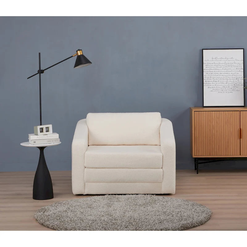 Pala Sherpa Convertible Sleeper Arm Chair Bed