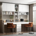 Work and Play Desk with Shelving - Ideal for Gamers and Professionals