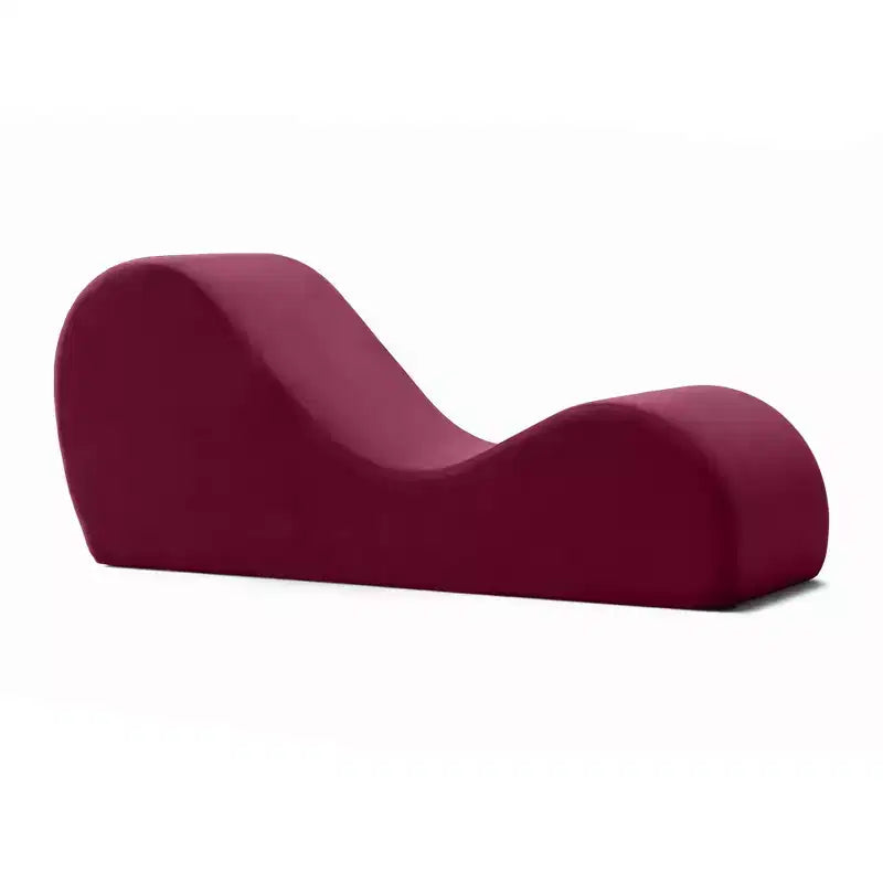 Avana elegante Chaiselongue für Yoga – in den USA gefertigt – ideal für Dehnübungen, Entspannung, Training und mehr, 60T x 18B x 26H Zoll, Hellgrau