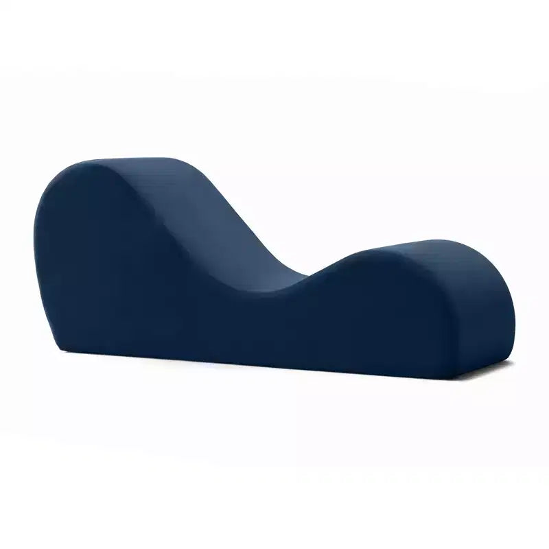 Avana elegante Chaiselongue für Yoga – in den USA gefertigt – ideal für Dehnübungen, Entspannung, Training und mehr, 60T x 18B x 26H Zoll, Hellgrau