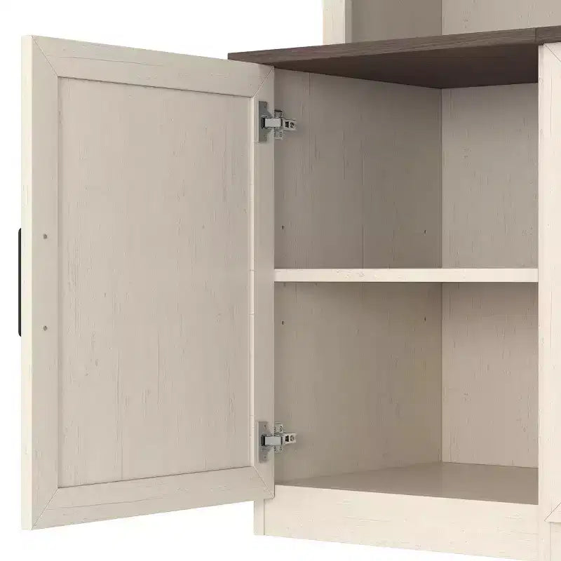 Moderne tv-kast voor een 55-inch tv met oplaadstation, mediaconsole met grote opbergkasten, entertainmentcentrum voor de woonkamer-Panipeachy