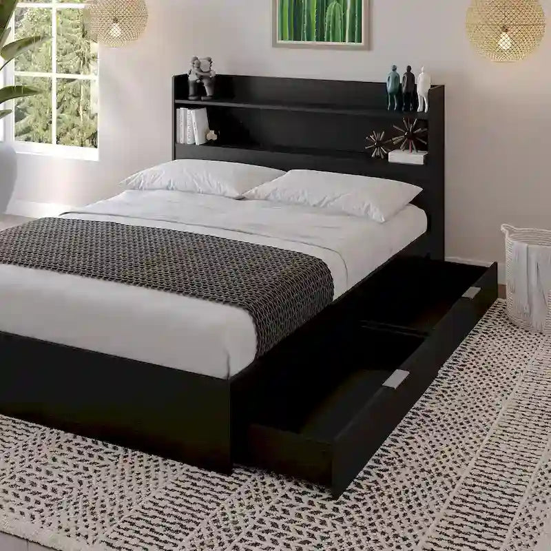 Plattformbett Hunter mit Kopfteil