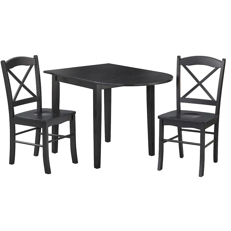 Simple Living Country Cottage 3-delige eetset met neerklapbaar tafelblad